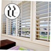 Operitacx 2-Pack Adjustable Curtain Rod Brackets Heavy Duty Wall-Mounted Support
