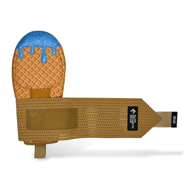 Elite Athletic Gear Blue Ice Cream Sliding Mitt - SIZE: