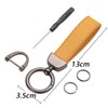 [AIXUAN] Key Chain Dermal Keychain for Men and Women, 360