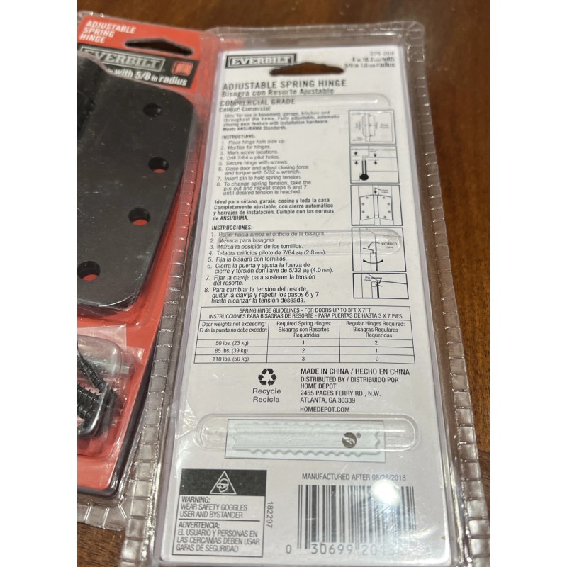 Everbilt Lot of 3, EVERBILT 4” with 5/8” Radius ORB