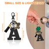 Initial Letter Keyring Letter A-Z Keychain with Butterfly Tassel Initial