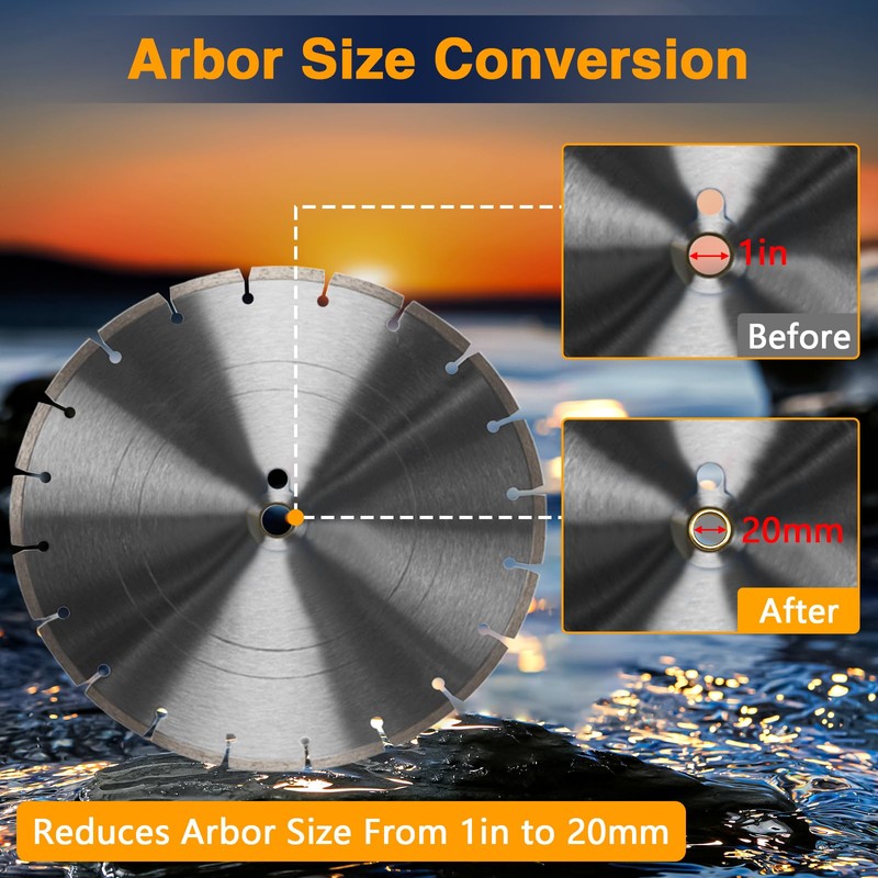 KPALAG 6PCS Blade Arbor Reducer Rings Compatible with Stihl TS400