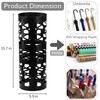 ZENFUN Umbrella Stand, Black Metal Umbrella Holder Freestanding, Cane Walk