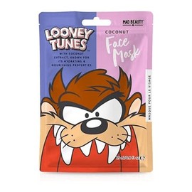 MAD BEAUTY Looney Tunes Taz Face Masks Set, Coconut Sheet Masks Refreshes Skin, Fights Dryness & Oiliness, Promotes Blood Circulation, Anti-Aging