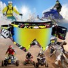 dcas Cool Colourful Motorcycle Goggles, Adjustable UV Protection, Windproof, Anti-Fog