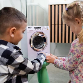 Theo Klein - Miele Washing Machine Premium Toys For Kids Ages 3 Years & Up