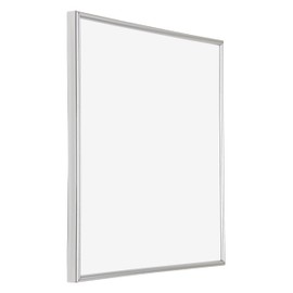 yd. Your Decoration Annecy Picture Frame 20 x 20 cm High Gloss Silver Plastic Picture Frame with Acrylic Glass Anti-Reflective Frame 20 x 20 cm