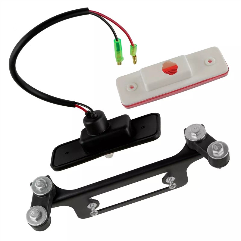 Caltric Tail Light with Bracket & Hardware For Yamaha Warrior