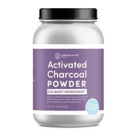 Ultra FINE Coconut Activated Charcoal Powder - Culinary and Cosmetic Applications, Velvety Smooth Texture for Smoothies, Ice Creams, Pastries, Soaps, Ultra Fine for a Soft Finish, No Grit!