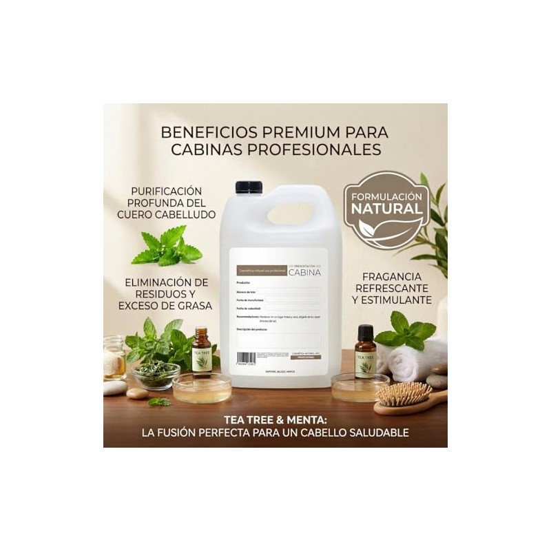 Shampoo a Granel Anticaspa y Seborrea con Tea Tree Oil
