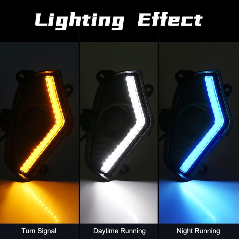 AFOGGEST LED Daytime Running Light For Toyota RAV4 2019-2023 Front