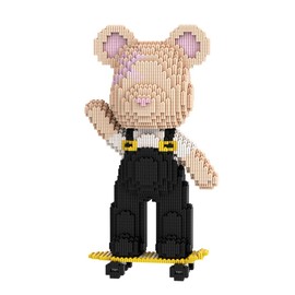 HOOLEDAY - Bloques de construcción para adultos (3150 unidades), juego de ladrillos de oso, decoración creativa para el hogar y la oficina, regalo para adultos, niños y niñas