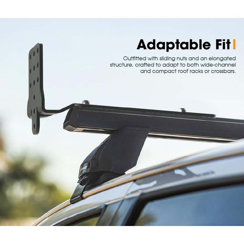SanHima Pair Awning Mounting Brackets - Extended L-Brackets for Roof