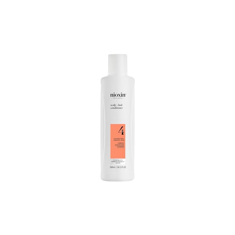 Nioxin System 4 Scalp Therapy Conditioner, Peppermint Oil, 10.1 oz.