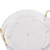 Round Storage Tray 360 Degree Rotating Waterproof Clear Desktop Organizer