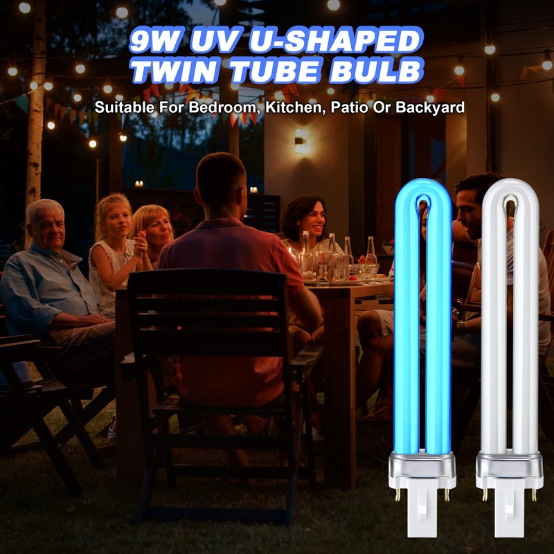Kittmip 3 Pack 9W Bug Zapper Replacement Bulbs Compatible with