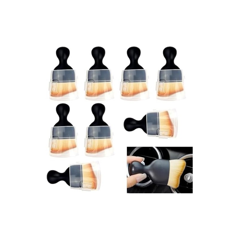 Cepillos De Coche, 8 Pcs Herramienta De Limpieza De Coche,