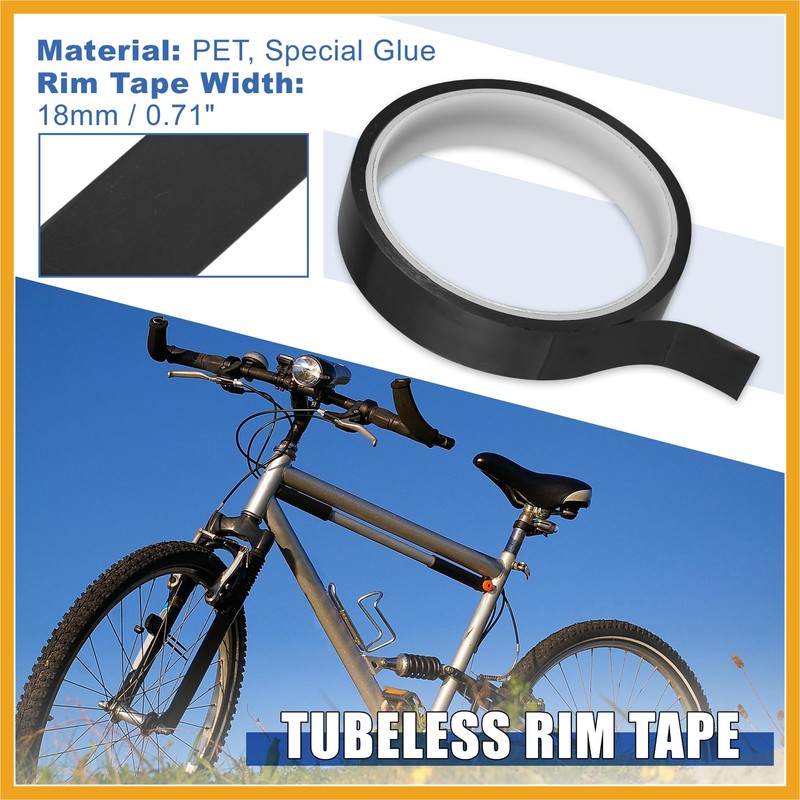 Partuto Width 18mm Length 10m Tubeless Rim Tape Bike Rim