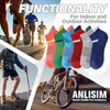 Anlisim Merino Wool Ankle Hiking Socks Compression Warm Thermal Winter