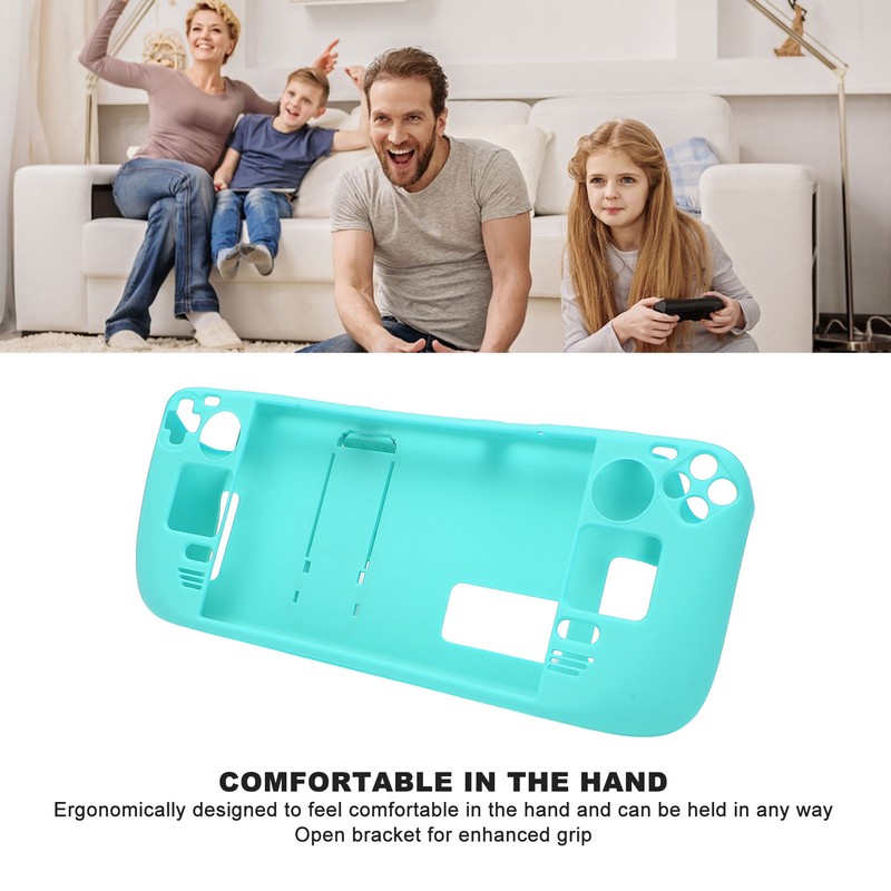 Kickstand Case for Steam Deck Hands Free Full Protection Fingerprint