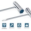 Worldity 4 Pack Saw Wrenches, 13 by 19 mm Chainsaw