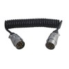 Trailer Spiral Cable Connection Cable Car Trailer Caravan Coupling 7-Pin