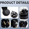 AOLIHAN Snail Electric Horn Universal Fit for Car,12V Black Train