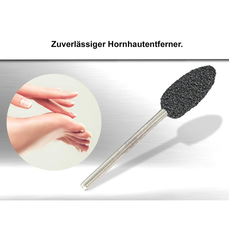 Ceramic cutter for quick callus removal, corneal sander, foot care