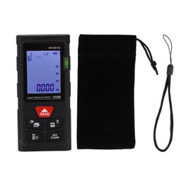 Handheld Infrared Laser Distance Meter Rangefinder High Accuracy Range Measuring Gauge for Construction SW‑MS100(100m Measurement Range)