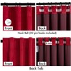 MIULEE Christmas Velvet Curtains 96 Inches Long 2 Panels Set