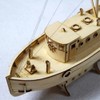 HAPYLY 1/30 Scale DIY Hobby Nakas Wooden Fishing Ship Science