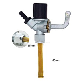Simson S51 Fuel Tap Fuel Tap with Brass Strainer and Water Bag for Simson S/SR50/60/80 S51 50 MZ ETZ125/150