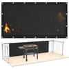 Fireproof Heat Shield for Wall Behind Grill Protect Deck Fence