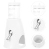 THJOPOKEEL Dispenser Hamster White Water Bottle, with Stand Small Animals