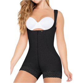 MARIAE FAJAS Colombiana Stage 2 Tummy Tuck Compression Garment Butt Lifting Tummy Control Shapewear for Women Black 2XL