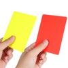 Toyvian 10pcs Professional Referee Cards Soccer Red Cards Yellow Cards