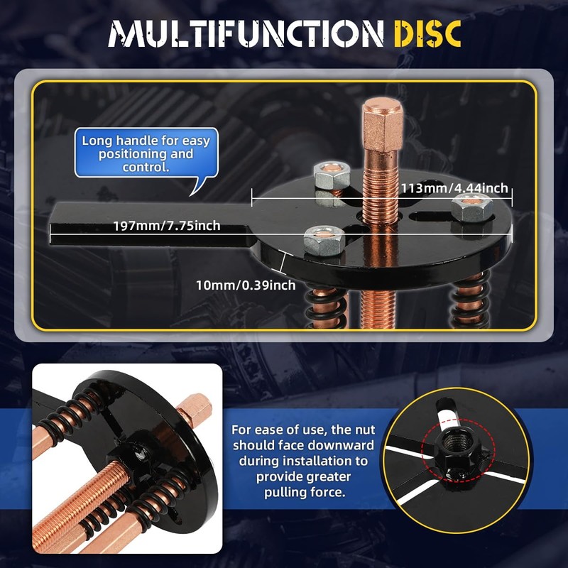 Bearing Puller No Damage to Bearing Puller Kit 36-in-1 Wheel