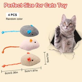 LandReCol Katzenspielzeug mit Katzenminze – 8-teiliges Set mit 4 Matatabi-Sticks (22 cm) & 4 Plüschmäusen – Zahnpflege & Spielzeug für Katzen, Natürliche Materialien