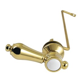 Kingston Brass KTBALS2 Heirloom Side Mount Toilet Tank Lever, Polished Brass