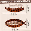 2 Pcs Banana Hair Clips for Hair,5.5 Inch Large Banana