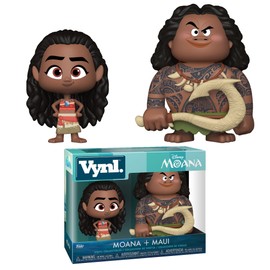 Funko Vynl: Moana - Maui and Moana 2Pack Collectible Figure, Multicolor