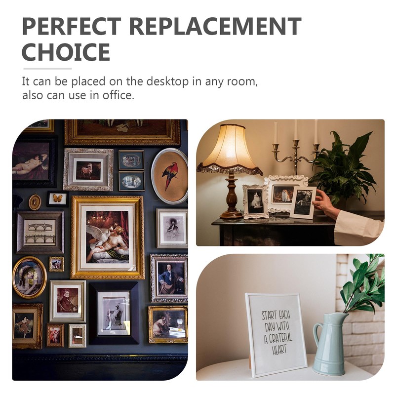 OSALADI 4pcs Photo Bracket Photo Frame Bracket Iron Supporting Rack