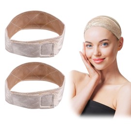 2 Pcs Nude Elastic Wig Grip Wig Headband