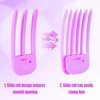2pcs Wind Shaping Styling Combs for Fluffy Bangs, 3-Tooth Instant
