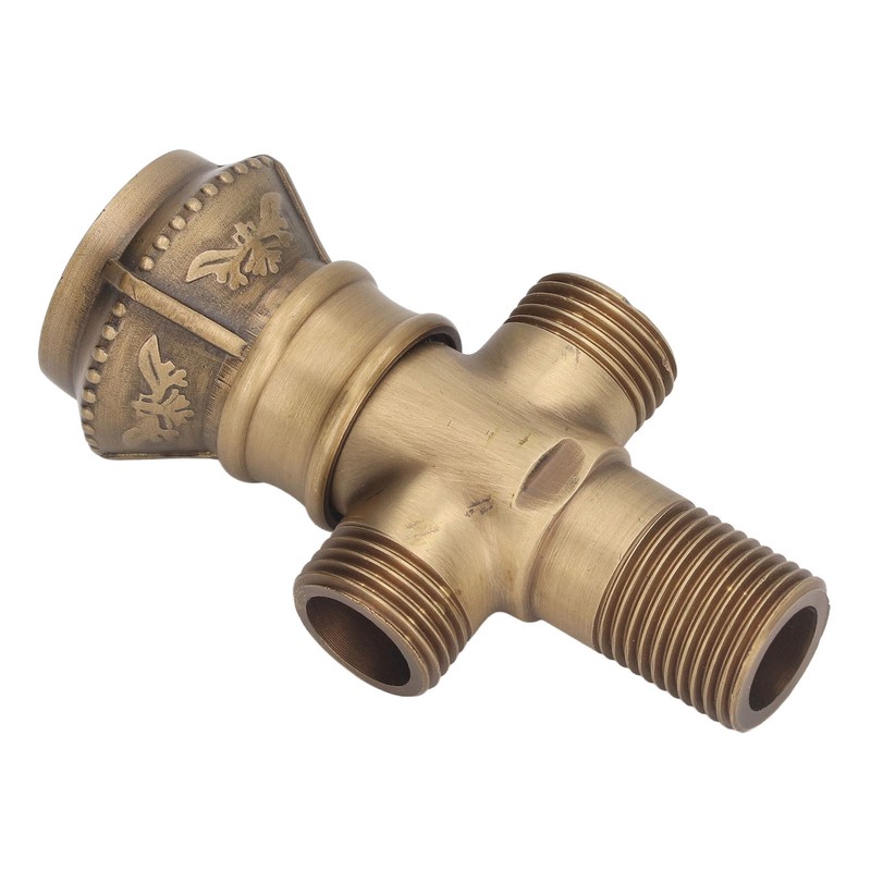 Angle Valve European Antique Style Cold Hot Water Faucet Turn