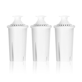 Overbest NSF Certified Pitcher Water Filter, Replacement for Brita® Pitchers and Dispensers, Brita® Classic 35557, OB03, Mavea® 107007, and More, Includes 3 Filters