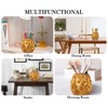 dgudgu Lion Pencil Holder For Desk Golden Pen Holder For