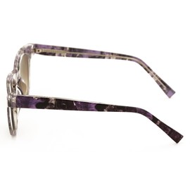 V.W.E. Women Reading Sunglasses - Gradient Tinted Reader - Marble Print Optical Frame UV Protection Glasses (Purple, 2.25, x)