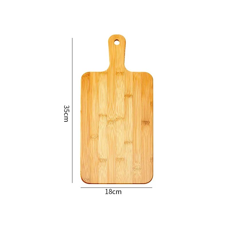 Bamboo Cutting Board for Kitchen Prep – Built-In Handle with