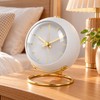 Analog Alarm Clock for Bedside Use – Silent Luminous Pointer